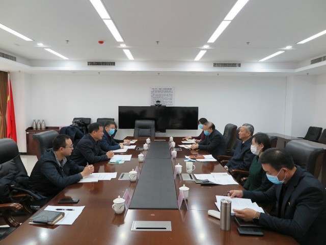 張華勤院長(zhǎng)與天津市應(yīng)急管理局局長(zhǎng)王通海局長(zhǎng)舉行會(huì)談